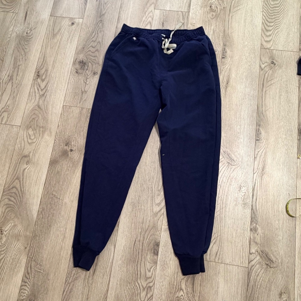 FIGS Tansen Jogger Scrub Pants Navy Blue Womens Medium Nurse Workwear
